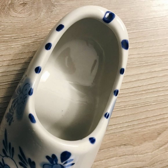 Laddrak Amsterdam Ceramic Clog Hand Painted Windmill Collectible Vintage - Picture 5 of 10